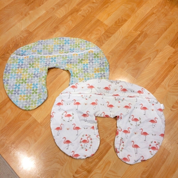 Nursing Pillow Cover Boppy Cover Bundle Of 2 - Picture 1 of 9